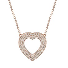 pendente modello oro stampabile ciondoli gioielleria gioiello argento gemma collana diamante prezioso cuore catena 3d print model - Mito3D