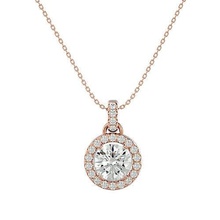 pendente modello oro stampabile ciondoli gioielleria gioiello argento gemma collana diamante prezioso solitario catena platino 3d print model - Mito3D