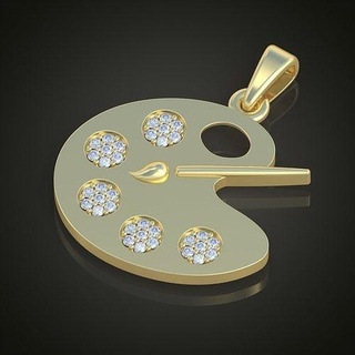 Anhänger Modell 3d 0202 druckbar model15 Schmuck Juwel Luxus Ringe Ring Ohrring Ohrringe Armband Halskette Hochzeit Diamant Gold Platin Silber Ketten Armreifen 3d print model - Mito3D