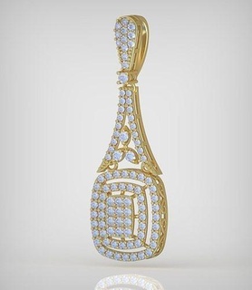 kolye model 3d 0264 yazdırılabilir mücevher takı lüks yüzükler yüzük küpe bilezik düğün elmas altın platin gümüş zincirler bilezikler 3d print model - Mito3D