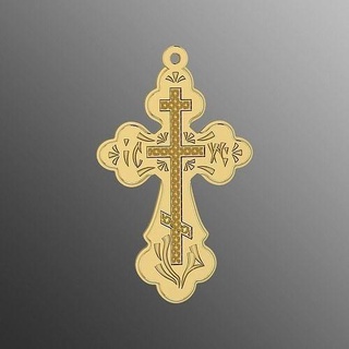 Anhänger od13 Kreuz Gold Juwel Schmuck drucken Silber religiös wertvoll Symbol Schönheit Diamant Sterling Jesus Halskette Christian 3d print model - Mito3D