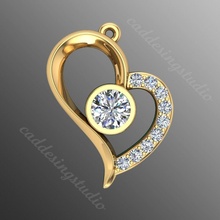 pendentif od67 pendentifs bijoux luxe gemme bijou brillant or 3d saphir mode diamant sterling collier colliers 3d print model - Mito3D