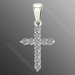 pendant od 25 jewelry gold precious luxury gem printable jewel religion icon 3d brilliant beauty pendants diamant sterling cross cheap platinum 3d print model - Mito3D