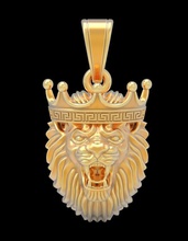 pingente p018 jóia joalheria ouro prata imprimível platina prototipagem esterlina Rei Leão leão rei pingentes 3d print model - Mito3D