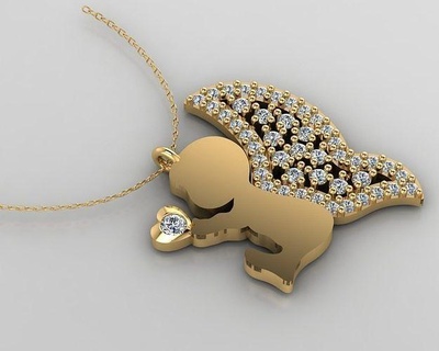 pendant p060 3d print model jewelry gold silver jewellery light lamp diamond fashion beauty necklace lighting engagem sterling gem pendants 3d print model - Mito3D