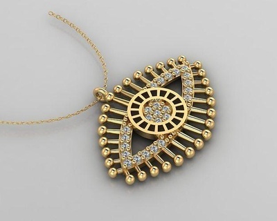 pendant p075 3d print model jewelry gold silver diamond jewellery light lamp fashion beauty pendants 3d print model - Mito3D