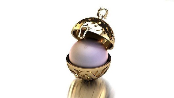 Anhänger 043 Schmuck Juwel Silber druckbar Gold Halskette Armband brillant Diamant Ring Hochzeit Kleidung Sterling Saphir vintag 3d print model - Mito3D
