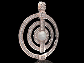 colgante de saturno, los anillos encanto la joyería diseño ilustración imprimible oro el joya 3d stl platino precisión cuarzos joias pingente joyas plata colgantes 3d print model - Mito3D
