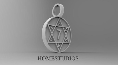 pendentif sceau de salomon adonaï défenseur sortir la difficulté bijoux bible juif le judaïsme or d'argent fantaisie protection l' jérusalem jesu pendentifs 3d print model - Mito3D