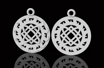 kolye Slav sembol mücevher takı yazdırılabilir gümüş altın değerli 3 boyutlu cnc cncmachining moda güzellik stl fbx obj sembolizm 3d print model - Mito3D