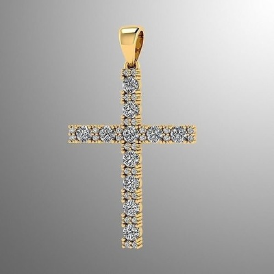 pendente sm 3 attraversare gioielleria prezioso gemma gioiello jesu gesù religione cristo diamante brillante oro sross ciondoli 3d print model - Mito3D