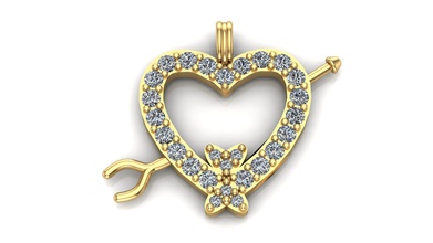ciondolo speciale gioielli anello oro argento diamante modello nuovo gioiello ciondoli 3d print model - Mito3D