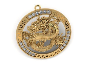 pendant t00511 jewelry gold jewel jewellery gem pendants 3d print model - Mito3D