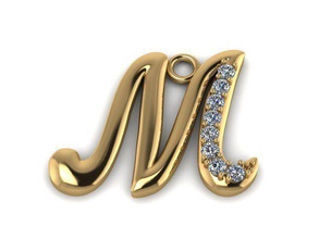 pendant t00512 jewelry gold jewel jewellery gem pendants 3d print model - Mito3D
