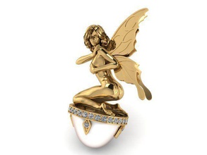 pendant t00877 jewelry gold jewel jewellery gem pendants 3d print model - Mito3D