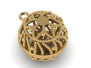 pendant t01040 jewelry gold jewel jewellery pendants 3d print model - Mito3D