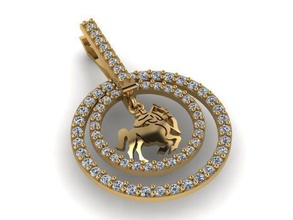 pendant t01099 jewelry gold jewel jewellery gem pendants 3d print model - Mito3D