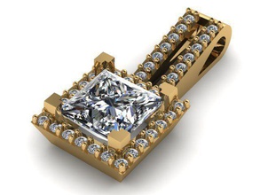 pendant t01310 jewelry gold jewel jewellery gem pendants 3d print model - Mito3D