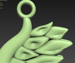 kanat kolye takı sanat yaratıcılık 3d print model - Mito3D