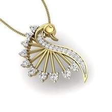 pendant women beautyful jewelry printable cad angel wing female 3dm fashion gold cnc necklaces rhinoceros jewellery pendants 3d print model - Mito3D
