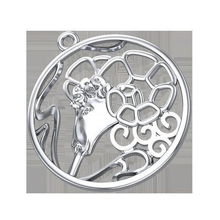pingente zodíaco placa Áries RAM Capricórnio meninas prata jóia ouro cachos bi amar beleza esterlina joalheria pingentes 3d print model - Mito3D