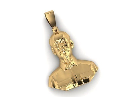 pendants gold jewelry printable diamond 3d print model - Mito3D