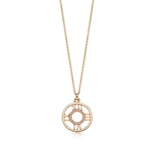kolye saat cg131 aşk altın elmas pendentif bijuteri 3d takı 3d print model - Mito3D