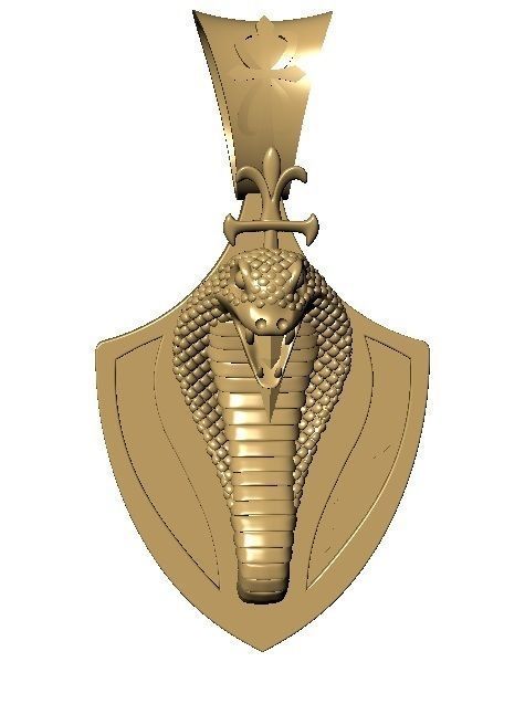 pendentifs serpent de style bijoux 3d hommes 3D print model - Mito3D