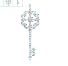 pendanty clef -cg300 design love business chop jewellery jewelry silver gold diamond fashion engagem wedding printable pendentif pendants 3d print model - Mito3D