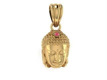 pendents buddha gold jew sterling jewelry pendants 3d print model - Mito3D