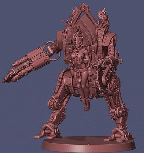 penny nonne bot weiblich miniatur wargaming 28mm miniaturen sci fi scifi platz mädchen roboter spiele spiel schwestern schlacht schwesternschaft imperium frau of spielzeuge zubehör 3D print model - Mito3D