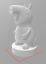 peppa pig - anne domuz 3d baskı dosya oyun-oyuncak peppapig mummypig çizgi film animasyon yearofthepig eti lunarnewyear yıl mutlu çocuklar eğlenceli oyuncak <url> yazdırılabilir jambon para oyunlar oyuncaklar oyunları 3d print model - Mito3D