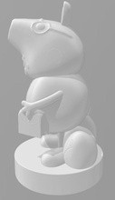 peppa schwein vati 3d drucken datei pig karikatur animation charakter daddypig schweins kinder 3dprint druckbar spiele spielzeuge actionfiguren 3d print model - Mito3D