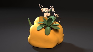 poivre planteur art la jardinière 3d de l'imprimante décor décoration général pot vase l'intérieur d'autres 3d print model - Mito3D