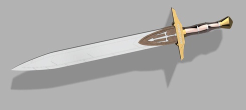 percy jackson espada correnteza inspirado réplica suporte traje cosplay filme colecionável jogos brinquedos 3d print model - Mito3D