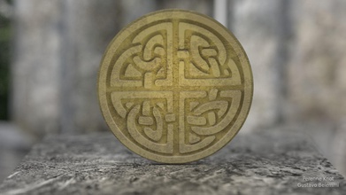perenne nudo celta símbolo la joyería el celtic amor eternidad para siempre valentin impresión imprimible par matrimonio joya de moneda regalo edad antigüedades emblema keltic otros 3d print model - Mito3D