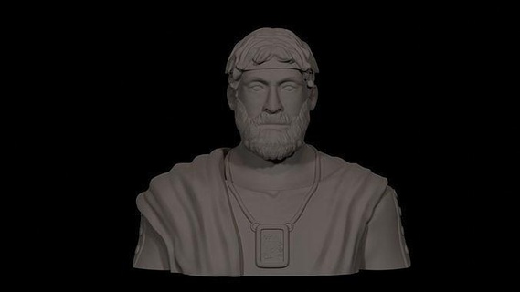 perikles assassins creed standard bust odyssey cast printable statue art sculptures 3d print model - Mito3D
