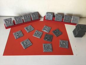 periodic table elements f-block chemistry - stl file hobby-diy periodictable element chemical symbol 3dmodel 3dprint block chemicalelement atomicnumber atomicmass metals metal periodictableofelements blocks school science other symbols hobby diy 3d print model - Mito3D