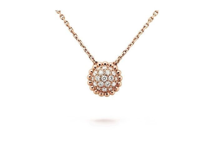 perlee diamonds pendant necklace jewelry gold diamond jewel wedding jewellery matrix rhino appaul 3d cad pendants 3D print model - Mito3D