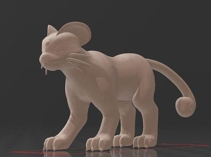 persa persa Pokémon anime jogos brinquedo jogos brinquedos jogos brinquedos 3d print model - Mito3D