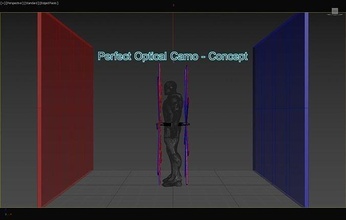 pessoal óptico camo conceito invisibilidade cloack camuflar escudo super herói poderes passatempo faça eletrônicos 3d print model - Mito3D