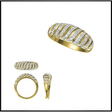 personnalisé bagues de fiançailles jcd conception personnalisée bijoux bague l'anneau les anneaux imprimable mariage solitaire le platine 3d print model - Mito3D
