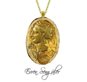perspephone necklace persephone sculptures 3dprint art zbrush jewelery mythology ancient greek statue jewelry pendants 3d print model - Mito3D