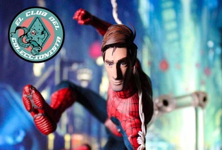 peter parker head sculpt spiderman marvel spiderverse custom toys games 3d print model - Mito3D