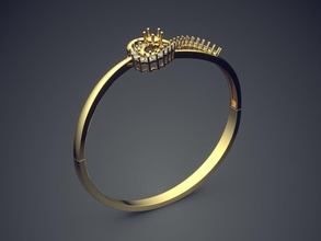 petite Diamant-ring Schmuck gold Juwel ring Ringe Hochzeit engagement diamond genial cad gem Platin bedruckbar ist Silber detail design 3d print model - Mito3D