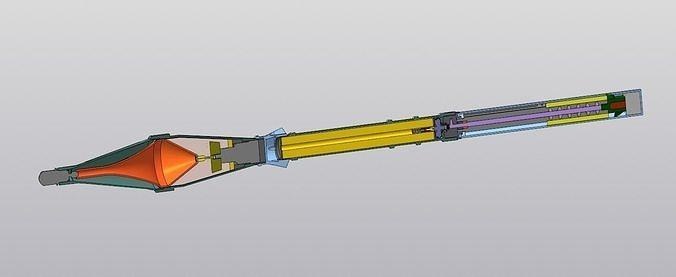 pgn 7b ferramenta armas arma fogo guerra exército rifle bala munição foguete militares ciência engenharia 3d print model - Mito3D