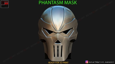 Phantasma Helm Casey Jones Maske Cosplay Kostüm Zubehör Spielzeug Kopf 3d print model - Mito3D