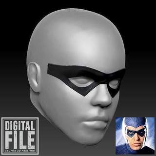 fantasma máscara stl 3d modelo expediente porra zane película hq clásico héroe juegos juguetes juego accesorios 3d print model - Mito3D