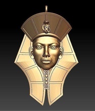 pharaon pendentif zbrush bijoux 3d or art statue tête classique imprimable mode bague sculptures 3d print model - Mito3D