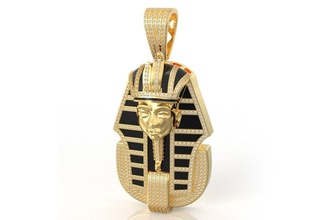 pharaon pendant 83 jewelry gold silver ring printable jewel jewellery engagement gem platinum necklace pendants diamond 3d print model - Mito3D